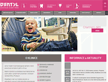Tablet Screenshot of dentyl.cz